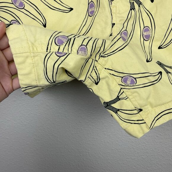 Urban Outfitters Men's Mexium Maximus Go Bananas Printed Short Yellow Drawstrin - Picture 5 of 16